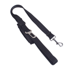 Nobleza bezpečnostný pás do auta DeLuxe s prackou čierny 2,5 x 73 - 109 cm